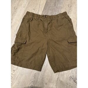 David Taylor Resort Shorts Mens Size 34 Brown Cargo Casual